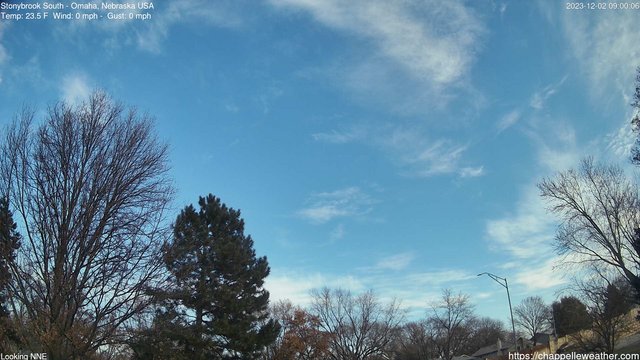 time-lapse frame, Stoneybrook South webcam