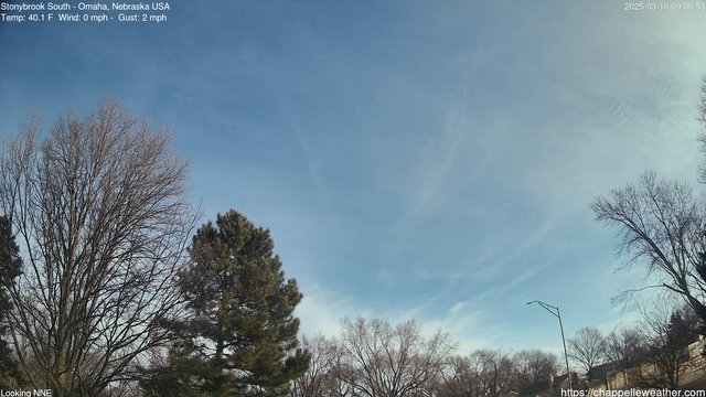 time-lapse frame, Stoneybrook South webcam