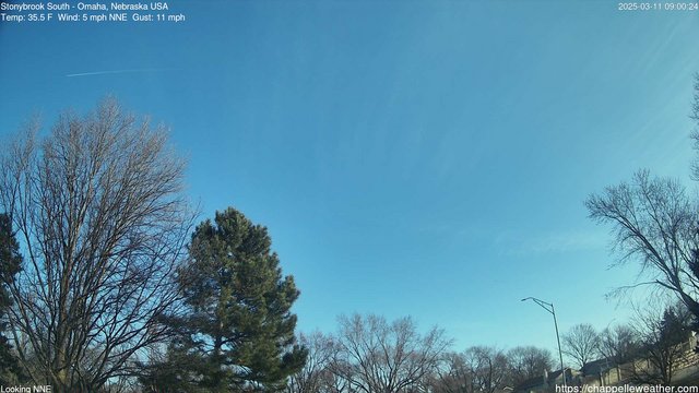 time-lapse frame, Stoneybrook South webcam