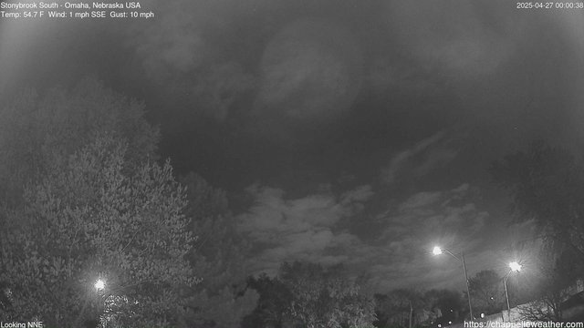 time-lapse frame, Stoneybrook South webcam