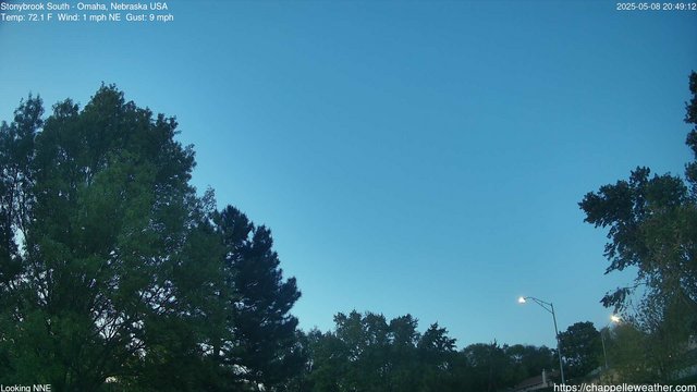 time-lapse frame, Stoneybrook South webcam
