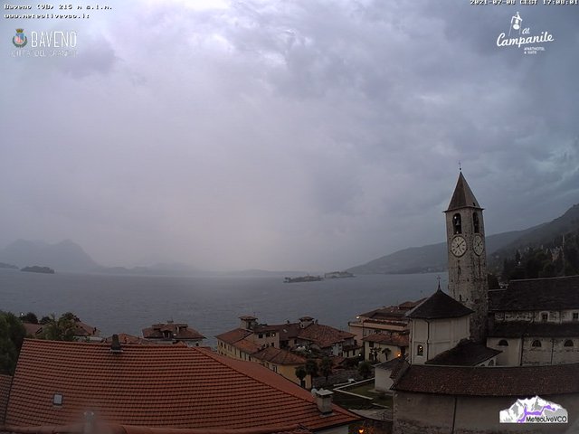 time-lapse frame, Baveno 8-7-2021 webcam