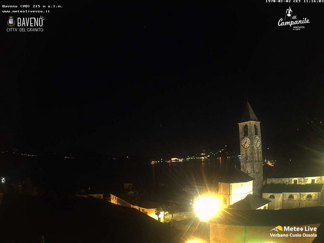 time-lapse frame, Baveno webcam