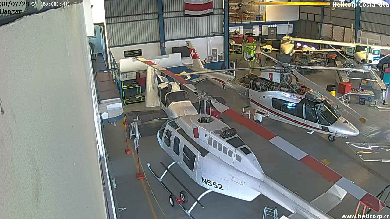 time-lapse frame, Hangar Helicorp webcam