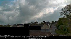 view from Wembury, Devon. Knighton Hill Cam on 2024-04-23