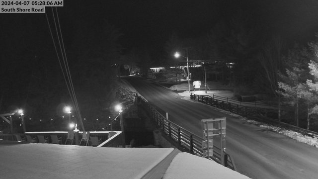 time-lapse frame, South Shore Rd, Inlet, NY webcam
