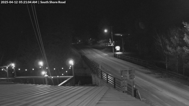 time-lapse frame, South Shore Rd, Inlet, NY webcam