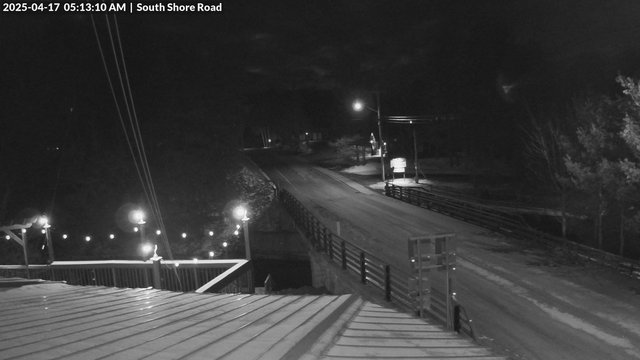 time-lapse frame, South Shore Rd, Inlet, NY webcam