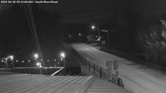 time-lapse frame, South Shore Rd, Inlet, NY webcam