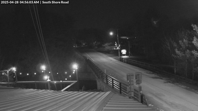 time-lapse frame, South Shore Rd, Inlet, NY webcam