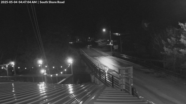 time-lapse frame, South Shore Rd, Inlet, NY webcam