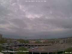 view from University Place Apartments - West Weather on 2024-04-16