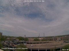 view from University Place Apartments - West Weather on 2024-04-25