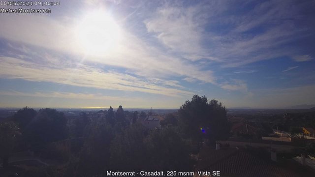 time-lapse frame, Montserrat - Casadalt (Valencia - Spain) webcam