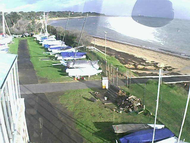 time-lapse frame, Cowes Yacht Club - West webcam