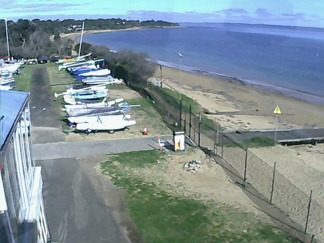 time-lapse frame, Cowes Yacht Club - West webcam