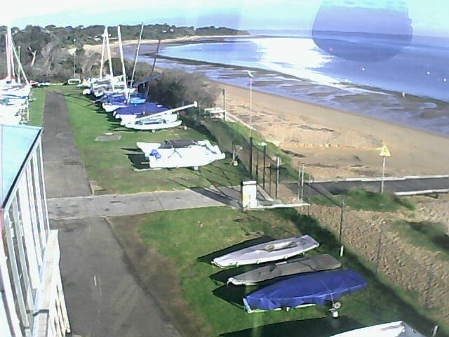 time-lapse frame, Cowes Yacht Club - West webcam