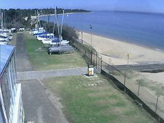 view from Cowes Yacht Club - West on 2025-02-12