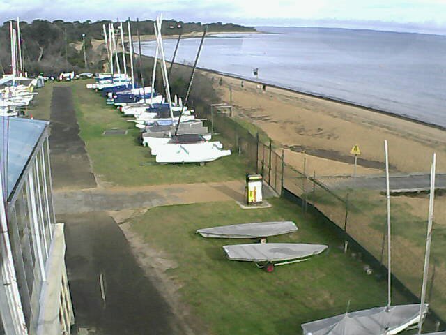 time-lapse frame, Cowes Yacht Club - West webcam