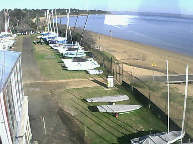 time-lapse frame, Cowes Yacht Club - West webcam