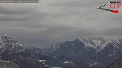 view from Alpe di Mera - Panorama Monte Rosa on 2024-03-18