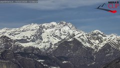view from Alpe di Mera - Panorama Monte Rosa on 2024-03-19