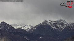 view from Alpe di Mera - Panorama Monte Rosa on 2024-03-24
