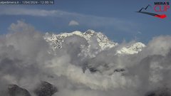 view from Alpe di Mera - Panorama Monte Rosa on 2024-04-01