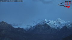 view from Alpe di Mera - Panorama Monte Rosa on 2024-04-20