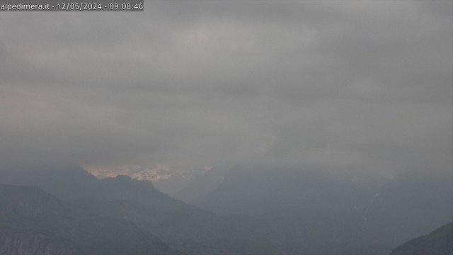 time-lapse frame, Alpe di Mera - Panorama Monte Rosa webcam