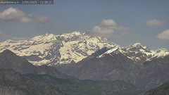 view from Alpe di Mera - Panorama Monte Rosa on 2025-05-02