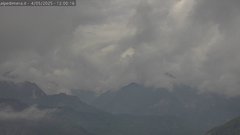 view from Alpe di Mera - Panorama Monte Rosa on 2025-05-04