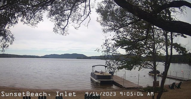 time-lapse frame, Sunset Beach webcam