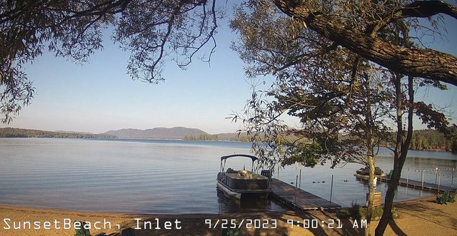time-lapse frame, Sunset Beach webcam