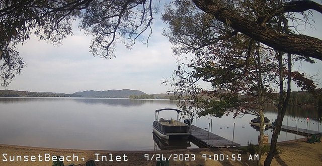 time-lapse frame, Sunset Beach webcam