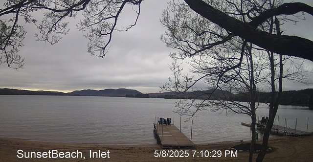 time-lapse frame, Sunset Beach webcam
