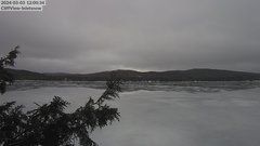 view from 4th Lake, Inlet, NY on 2024-03-03