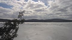view from 4th Lake, Inlet, NY on 2024-03-04