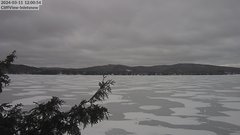 view from 4th Lake, Inlet, NY on 2024-03-11