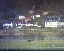 view from Webcam in Bad Schandau, Krippen & Postelwitz on 2022-01-16