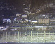 view from Webcam in Bad Schandau, Krippen & Postelwitz on 2022-01-21