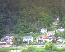 view from Webcam in Bad Schandau, Krippen & Postelwitz on 2022-05-20