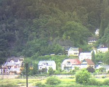view from Webcam in Bad Schandau, Krippen & Postelwitz on 2022-06-25