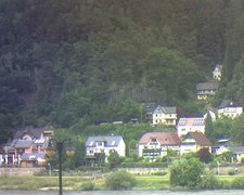 view from Webcam in Bad Schandau, Krippen & Postelwitz on 2022-07-01