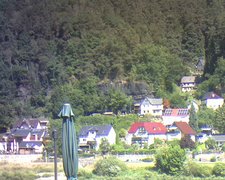 view from Webcam in Bad Schandau, Krippen & Postelwitz on 2022-08-03