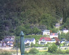 view from Webcam in Bad Schandau, Krippen & Postelwitz on 2022-08-06