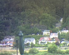 view from Webcam in Bad Schandau, Krippen & Postelwitz on 2022-08-10