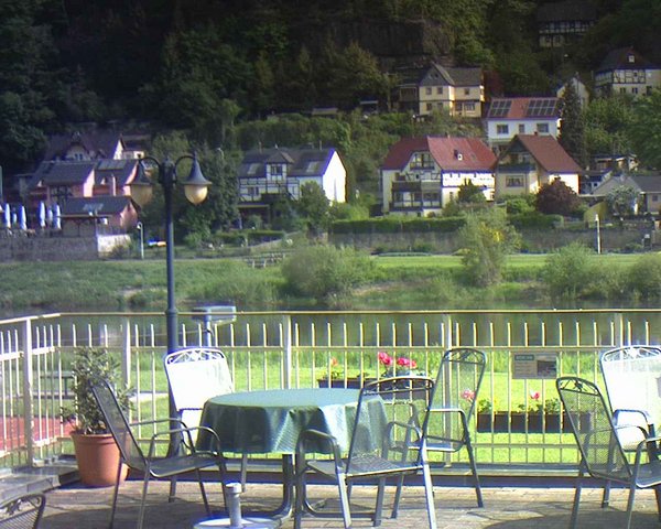 time-lapse frame, Webcam in Bad Schandau, Krippen & Postelwitz webcam