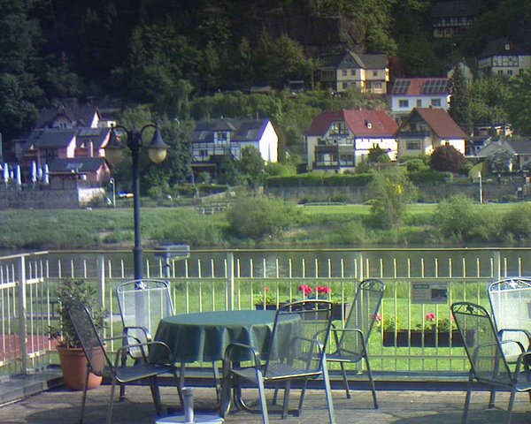 time-lapse frame, Webcam in Bad Schandau, Krippen & Postelwitz webcam