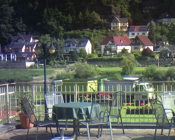 time-lapse frame, Webcam in Bad Schandau, Krippen & Postelwitz webcam